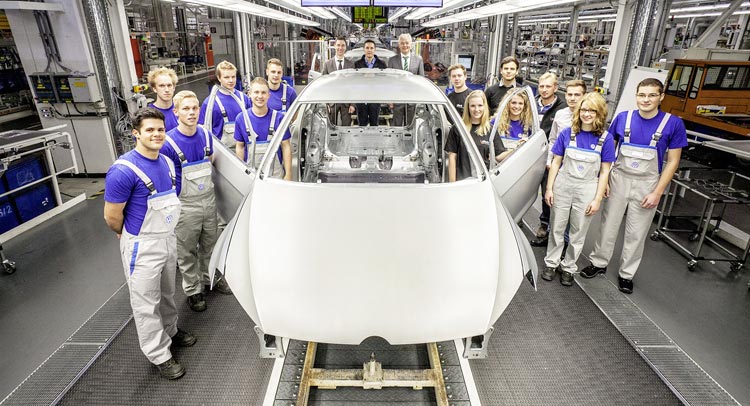  VW Apprentices Promise to Turn This Body-in-White Golf GTi into Unique Concept
