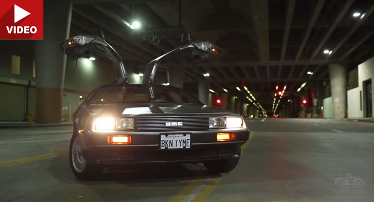  Driving a Delorean at Night is as Magical as We Thought It is