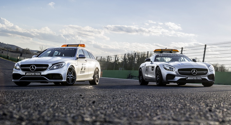  Mercedes-AMG GT S & C 63 S “Hired” As F1 Safety And Medical Cars