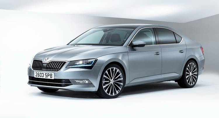  Skoda Showing UK Customers the Business End of Their Flagship Model