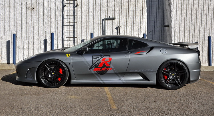 Novitec Rosso F430 Gets Fighter Jet Livery From Zr Auto Carscoops