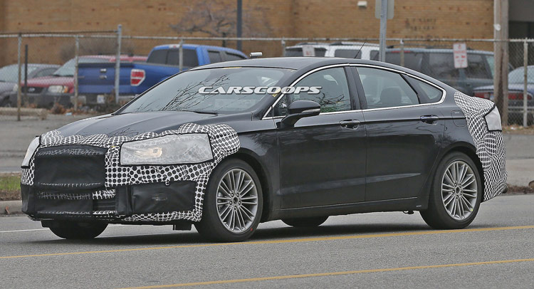 Spied: Ford Freshens Up 2017 Fusion, Mondeo Facelift Could Follow