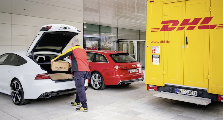  Audi Wants Amazon Packages To Go Directly To The Trunk Of Your Car