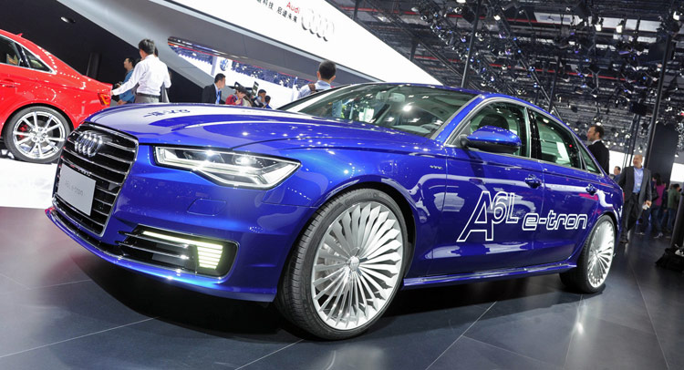  Audi’s New A6 L e-tron Probably Has The Coolest Wheels In Shanghai