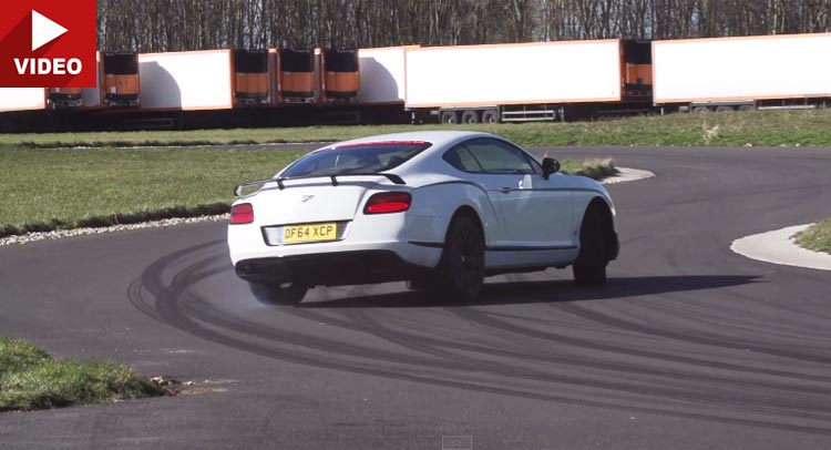  Watch Chris Harris Drift the 2,195-KG Bentley Continental GT3-R