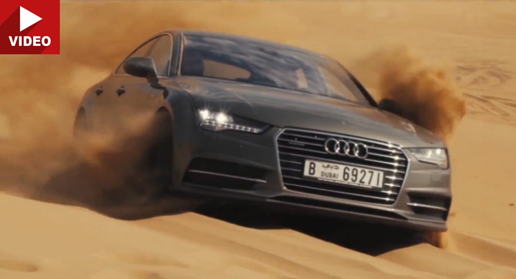  Audi’s A7 Sportback Looks Confident While Taking On Dubai’s Sandy Dunes