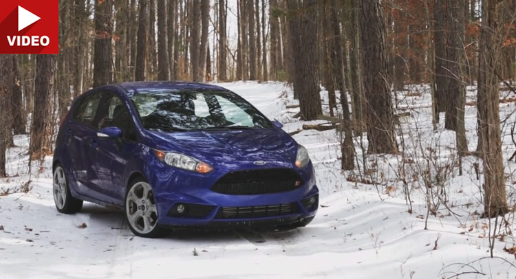  Ford Fiesta ST Proves Itself on Snowy Rally Stage