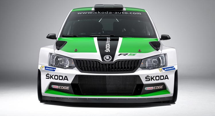  Skoda Fabia R5 Shows its Competition Colors [w/Video]