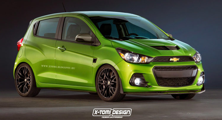  New Chevrolet Spark City Car Becomes a Hot Hatch in PhotoShop