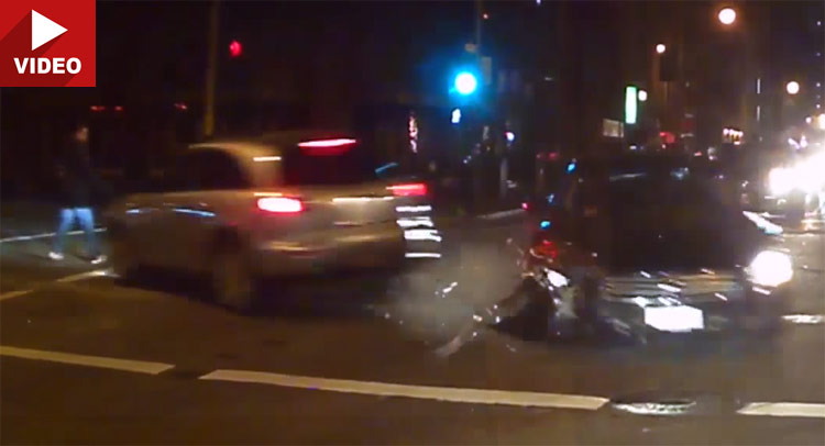  Crash, Hit And Run In San Francisco Captured On Dash-Cam