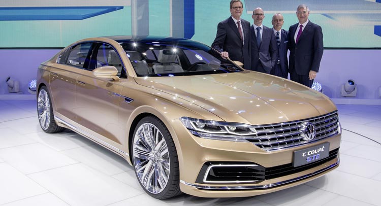  VW C Coupe GTE Concept Looks Classy in Shanghai