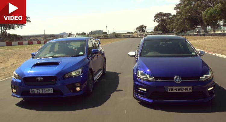  VW Golf R And Subaru WRX STI Drag Race Shows Why DCTs Matter