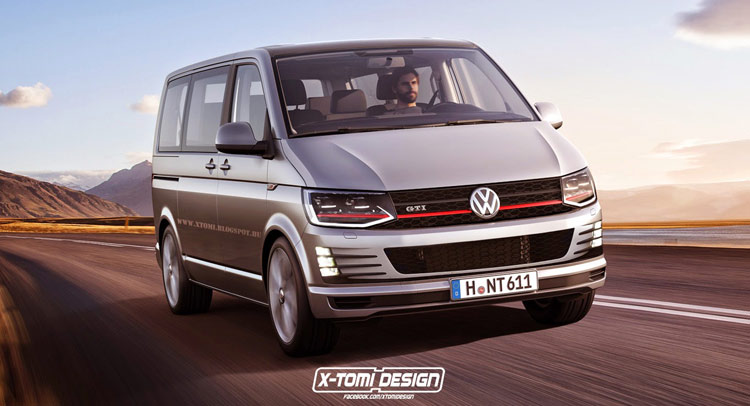  Why Not? VW Transporter Becomes a GTI in PhotoShop