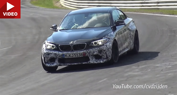  A Couple Of BMWs M2 Coupes Spotted On The Nurburgring