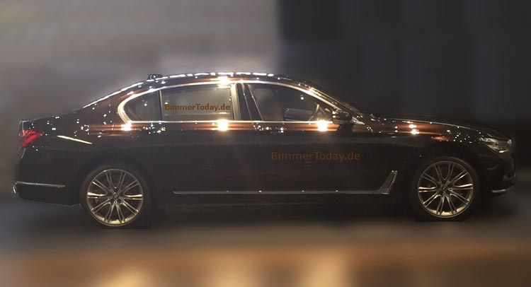  2016 BMW 7-Series Shows Its Blingy Profile In New Spy Photo