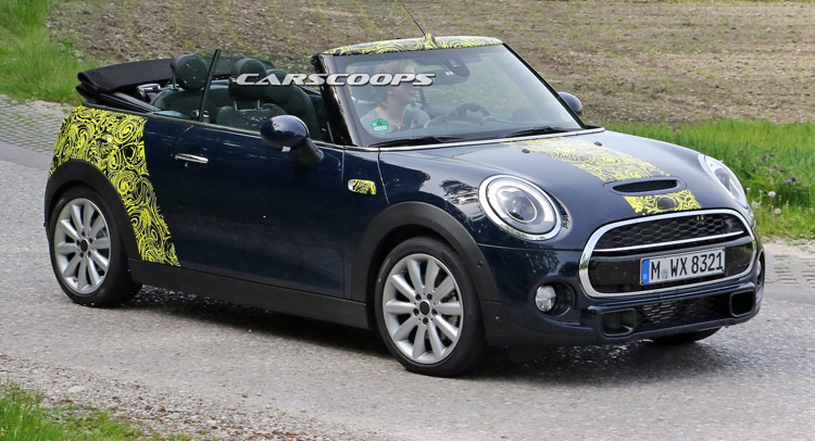  Spied: 2016 MINI Cooper S Convertible Opens Up For Summer