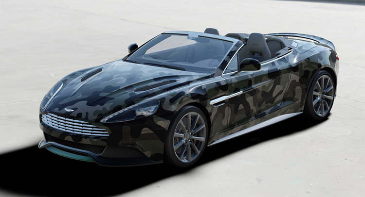  Aston Martin And Valentino Creates Bespoke Camo’d Vanquish For Charity