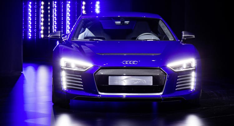  Audi R8 E-Tron Piloted Driving Study Debuts At CES Asia