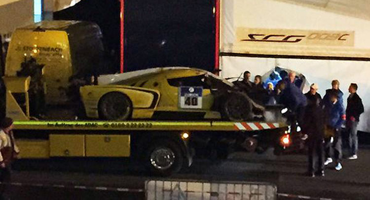  Glickenhaus SCG003 Crashes At Nurburgring