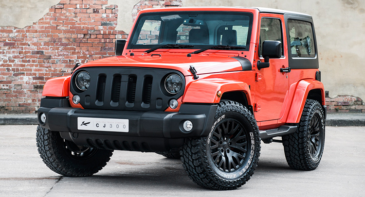 Orange Jeep Wrangler Sahara By Project Kahn