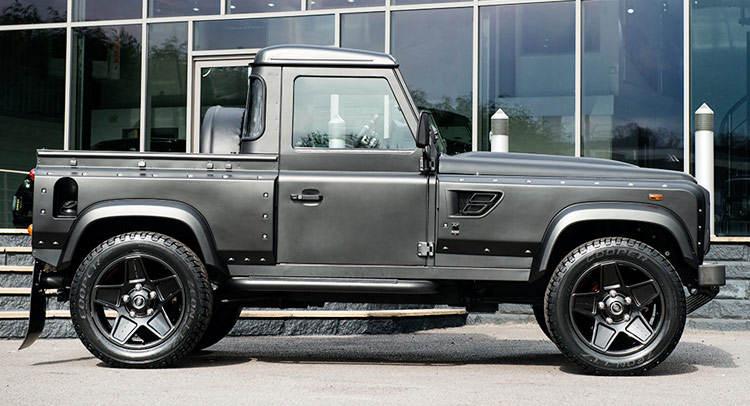  Kahn Makes A Hot Pickup Truck Out Of Land Rover Defender With Flying Huntsman 105