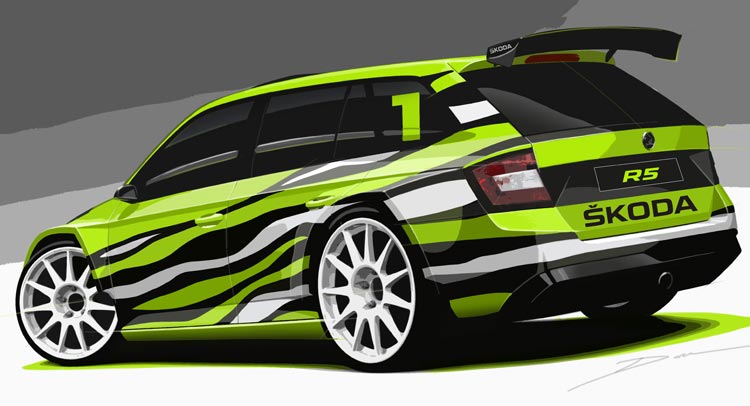  Skoda Fabia R5 Rally Car Gets A Combi Version For Wörthersee