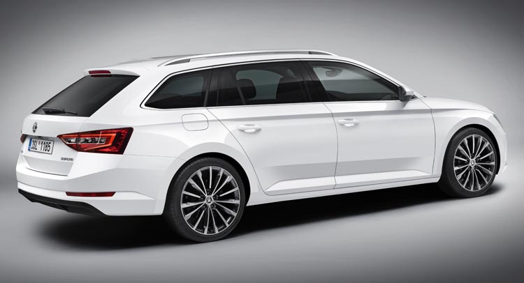 All New Skoda Superb Combi Officially Unveiled With 660 Liter Boot Carscoops