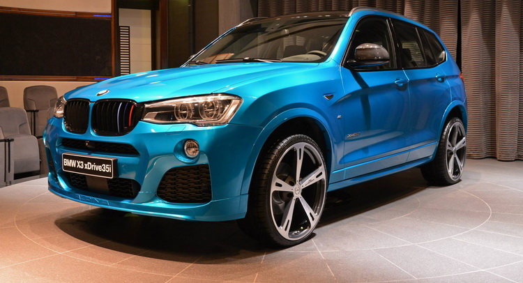  BMW Abu Dhabi Showcases M, Alpina & AC Schnizter Parts On 2015 X3