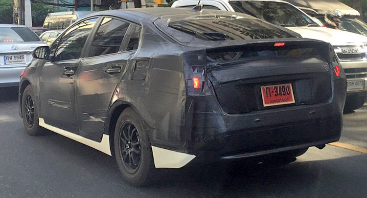  Next-Gen Toyota Prius Spotted All Camouflaged In Thailand