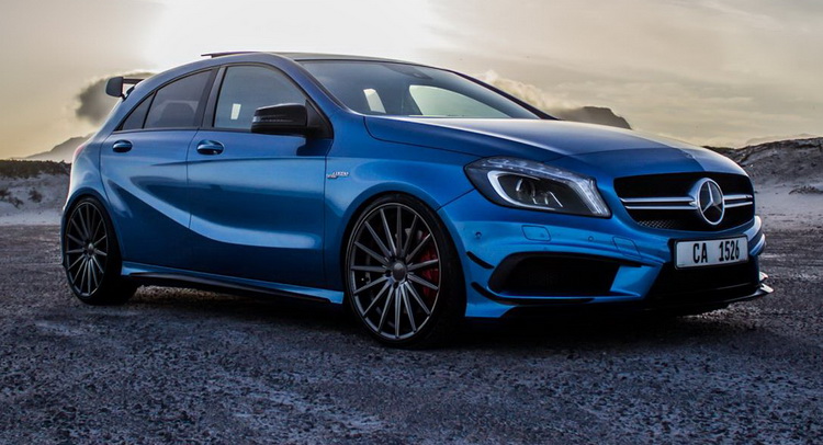  This Mercedes A45 AMG Is Appropriately Named ‘Blue Magic’ [48 Pics & Video]