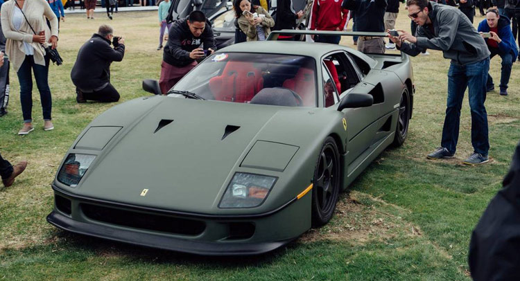  All Ferrari F40s Were Created Red But This One Is Now Matte Green