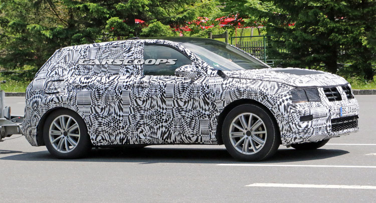  All-New 2016 VW Tiguan Spied In Production Body