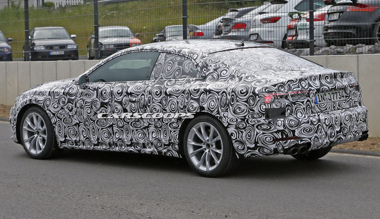  All-New Audi S5 Flaunts Its Four Tailpipes In New Scoop Shots