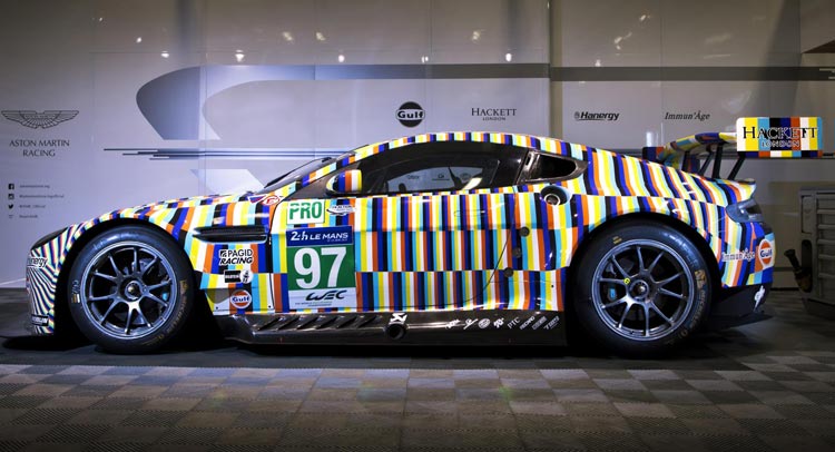  Aston Martin Vantage GTE Art Car Will Make You Dizzy