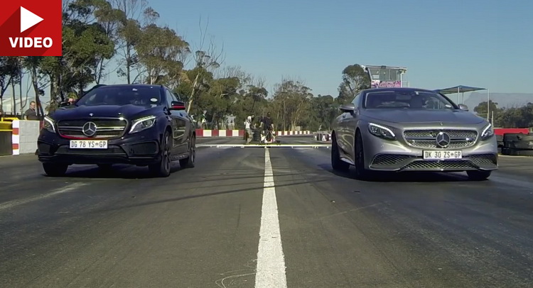 Can Mercedes Gla 45 Amg Out Sprint The S65 Amg Coupe Carscoops