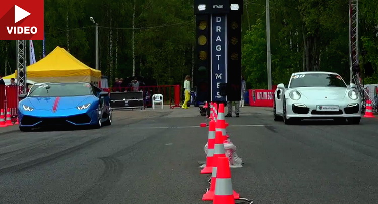  Lambo Huracan vs 911 Turbo S Drag Race Couldn’t Be Any Closer