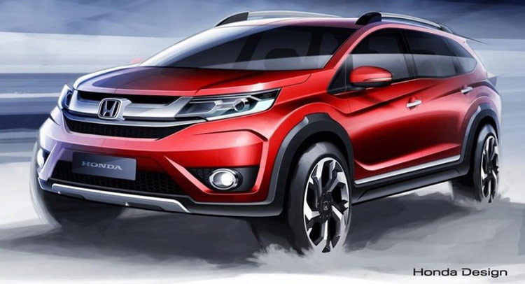  Honda Sketches Out New BR-V, A 7-Seater Crossover For Asia