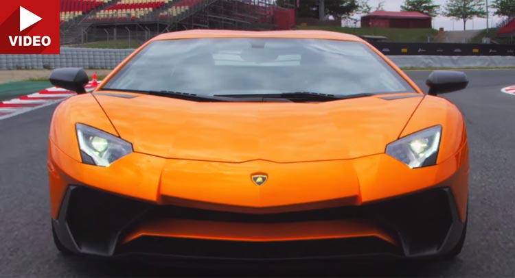  Sutcliffe Drives Lamborghini Aventador SV On Track, Calls It Insane