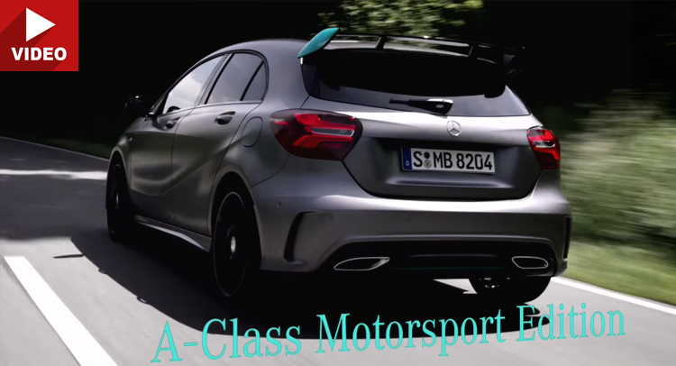  2016 Mercedes-Benz A-Class Lineup Has Video Debut