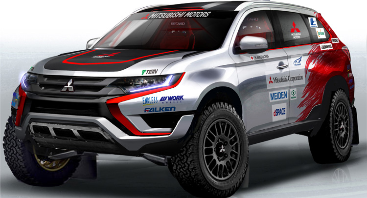  Is Mitsubishi Preparing For The Dakar Rally With This Outlander PHEV?