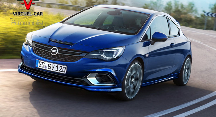 2016 Opel Astra 'K' OPC Rendered With Corsa Components