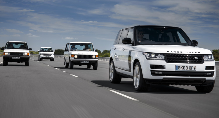  Range Rover Generations Meet For The Model’s 45th Anniversary [w/Video]