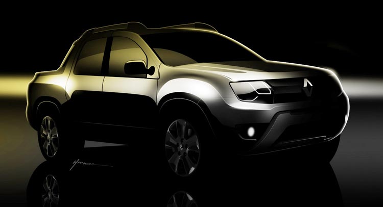  Renault Teases Duster Pickup Ahead Of Its Official Debut In Buenos Aires