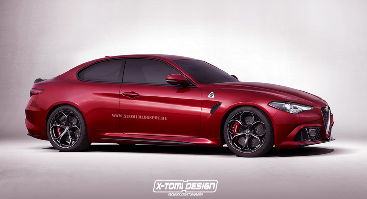  Alfa Romeo Giulia QV Rendered As A Coupe & DTM Model