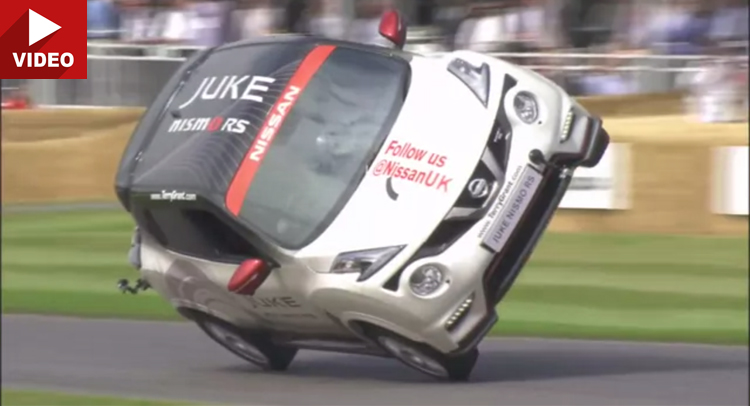  Nissan Juke RS Sets World Record At Goodwood FoS For Fastest Mile On Two Wheels
