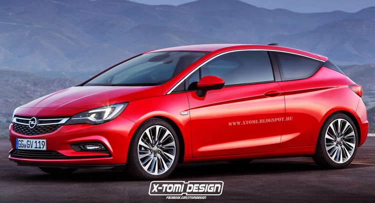  All-New Opel Astra Rendered As GTC & Sports Tourer