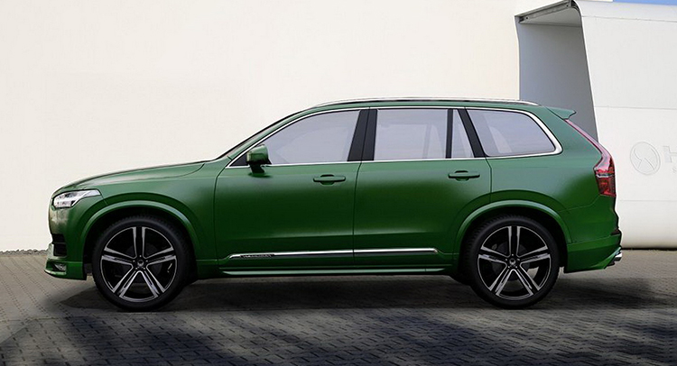 Matte-Green Volvo XC90 Signed By Heico Sportiv