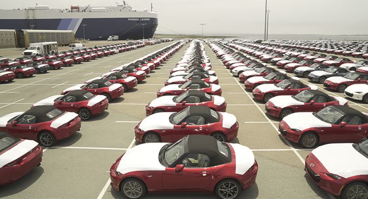  They’re Here! First Shipment Of 2016 Mazda MX-5s Lands On US Soil [w/Video]