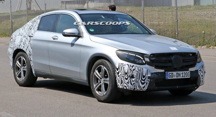  First Scoop Of New Mercedes-Benz GLC Coupe, A BMW X4 Rival