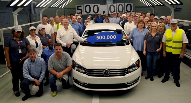 VW Builds 500,000th Passat In Chattanooga